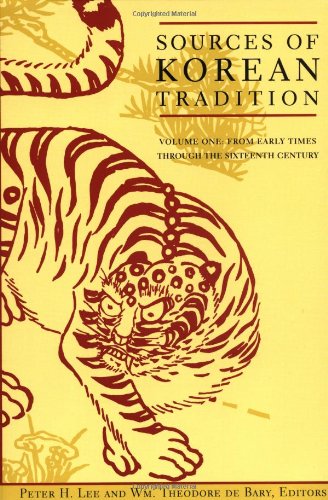 Sources of Korean Tradition, Vol. 1