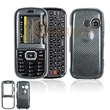 IMAGE OF Carbon Fiber Design Snap-On Cover Hard Case Cell Phone Protector for LG Rumor2 LX265 / Cosmos VN250 [Beyond Cell Packaging]