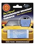 303 Products 230390 Windshield Wash 5 Tablet Card with Clip-Strip, Pack of 12