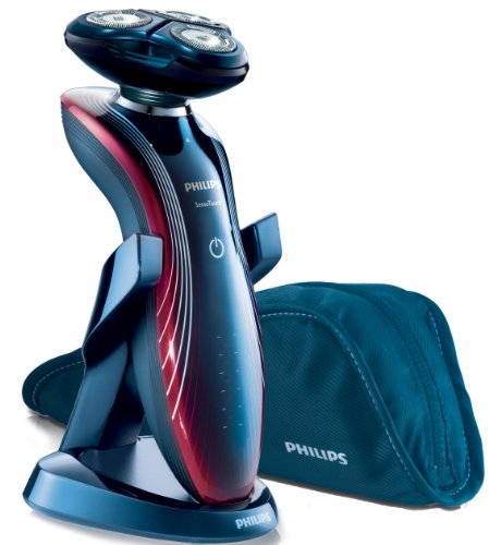 Philips RQ1180 SensoTouch 2D Rechargeable Rotary Shaver with Soft Travel Pouch