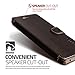 Galaxy Note 5 Case, Verus [Layered Dandy][Coffee Brown] - [Premium Leather Wallet][Slim Fit] For Samsung Note 5
