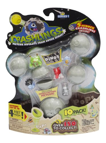 Crashlings, Series 1 Mini Figures, Dinos - 10 Pack - Random Selection