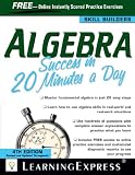 Algebra Success in 20 Minutes a Day, 4th Edition (Skill Builders)