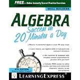 Algebra Success in 20 Minutes a Day, 4th Edition (Skill Builders) (Paperback) newly tagged "review"