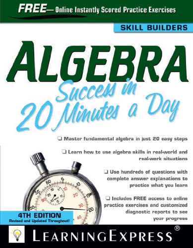 51HlUBpXzJL Algebra Success in 20 Minutes a Day