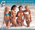 Miami Dolphins Cheerleaders Swimsuit 2010 Wall Calendar