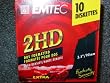 EMTEC 3.5" DOUBLE SIDED HIGH DENSITY IBM FORMATTED DISKETTES *10-PACK