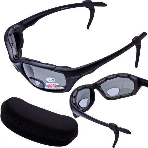 REGATTA - Advanced System - GREY Polarized 1.50 Bifocal Sunglasses Magnifier Readers Available With OR Without Foam Padding Select Foam Option: EVA Foam Padding
