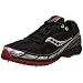 Saucony Women's KilKenny XC3 Spike Racing Shoe,Black/Silver/Red,9.5 M