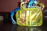 5 piece 2007 Cheers Line Packet Sampler .5 oz &amp; Make up Bag/Tote