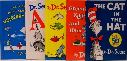Dr. Seuss 5 Book Set (Cat in the Hat / Green Eggs and Ham / One Fish Two Fish Red Fish Blue Fish / Dr. Seuss's ABC / Mulberry Street) (I Can Read it All by Myself - Beginner Books)