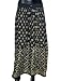 Designer Skirts - Designer Skirt-black Zari Print Crinkled Tie Skirts Womens Summer Spring Fashion India