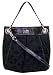Coach Signature Madison Op Art Large Hippie Shoulder Bag Tote Black