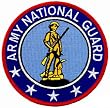 Army National Guard Embroidered Patch ANG Insignia US Military Iron-On Emblem