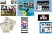 120 Pc PIRATE PARTY FAVORS Set/TATTOOS/Stickers/FLAGS/EYE PATCHES/Etc KIT