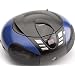 Lenco SCD-37 Tragbares UKW-Radio mit CD-Player (USB 2.0)blau