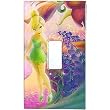 Fairies Swithplate Sticker - Tinkerbell Light Switch Plate Sticker