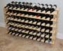 Stackable Wine Rack-72 Bottles Modular Hardwood Wine Racks, Very Easy to Put Together