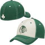 Chicago Blackhawks 2010 St. Patrick's Day Stretch Fit Hat by Reebok