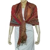 Long Wool Stoles Fashion Scarves and Wrap for Womens