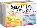 Sudafed PE Day & Night Cold, 10-Count Coated Caplets for Daytime & 10-Count Caplets for Nighttime (Pack of 3)