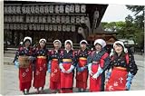 Box Canvas Print of Traditional dress and procession for tea ceremony from Robert Harding