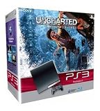 Console PS3 Slim (250 Go) + Uncharted 2 : Among Thieves - Sony - :.Plus petite mais tout aussi puissante que sa grande soeur, la PS3 Slim débarque dans votre salon pour vous faire entrer dans la nouvelle génération de jeux vidéo ! Véritable plate-forme multimédia, la PlayStation 3 Slim est bien plus qu'une console de jeux