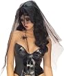 Gothic Widow Black Wig - Adult Std.
