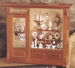 Reutter Porcelain Miniature Antique Shop Display Room Box