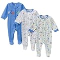 Gerber 3pk Sleep 'n Play - Blue