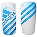 adidas Performance Ghost Shin Guards, White/Solar Blue, X-Large