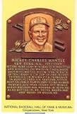 Mickey Mantle National Baseball Hall of Fame Postcard