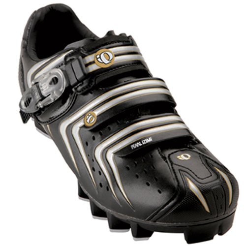 Pearl iZUMi Men's Elite MTB II Cycling Shoe,Black/Silver,40 D EU / US Men's 7 M On Sale