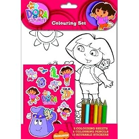 Dora The Explorer Colouring set