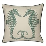 Seahorses South Pacific Decorative Pillow