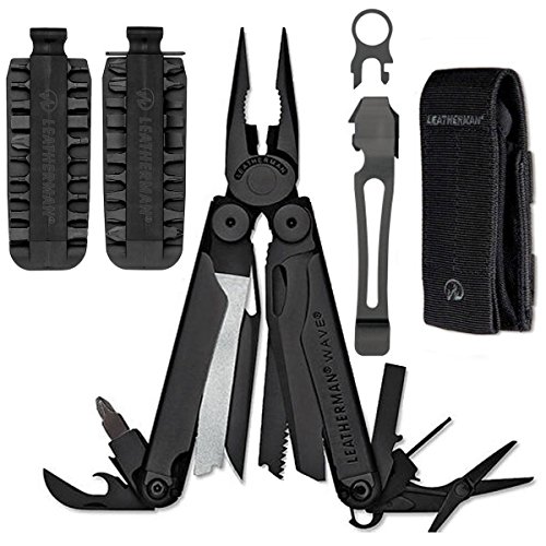 Leatherman Wave Black Oxide Finish Multi Tool with Nylon MOLLE Sheath