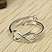LuckyFine Simple Retro Design Toe Ring Adjustable Foot Jewelry Gifts For Women