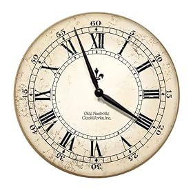 Decorative Ivory Architectural Wall Clock