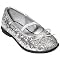 Toddler Girls' Circo® Adelaide Glitter Ballet Shoes - Silver