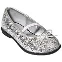 Toddler Girls' Circo® Adelaide Glitter Ballet Shoes - Silver