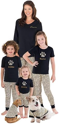 Mommy & Me Leopard Lounge Matching Family Pajamas
