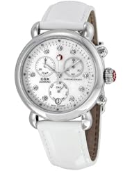 MICHELE Womens MWW03M000122 CSX-36 Analog Display Swiss Quartz White Watch