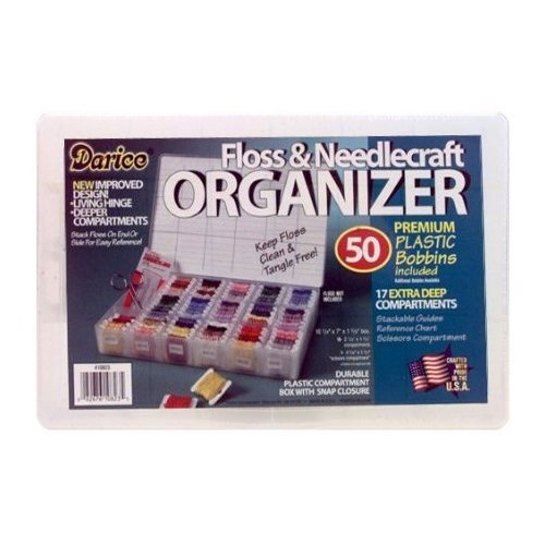Deep Organizer Box With 50 Plastic Bobbins
