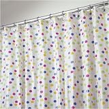 Shower Curtain in Bright Dots Design by InterDesign