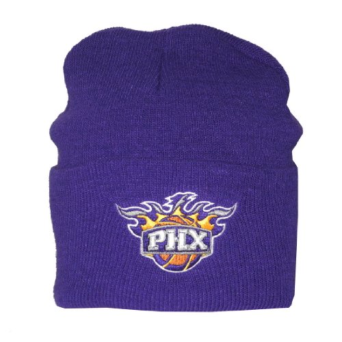 Adult NBA Phoenix Suns Warm Ski & Skate Roll Up Beanie / Winter Hat - One Size Fits All - Purple