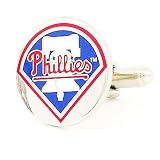 Philadelphia Phillies MLB Logo'd Executive Cufflinks w/Jewelry Box