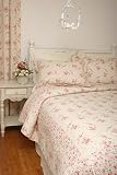 Vintage Rose Romantic Chic Cotton Queen Quilt - cod. B001534X40