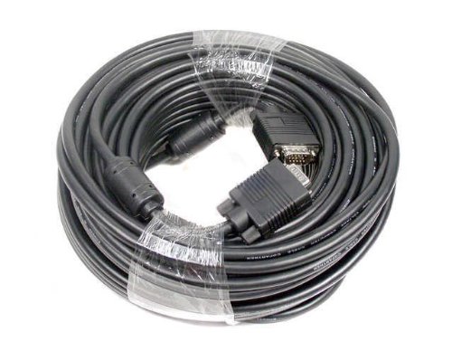 25FT SVGA Super VGA M/M Male to Male PREMIUM Monitor CRT LCD PROJECTOR Laptop HDTV Cable 25' FT DB15 HD15