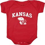 Kansas Jayhawks Newborn/Infant Red Big Fan Creeper
