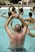 People Doing Water Arobic in Pool - 24"H x 16"W - Peel and Stick Wall Decal by Wallmonkeys